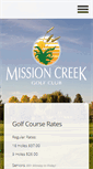 Mobile Screenshot of missioncreekgolfclub.com